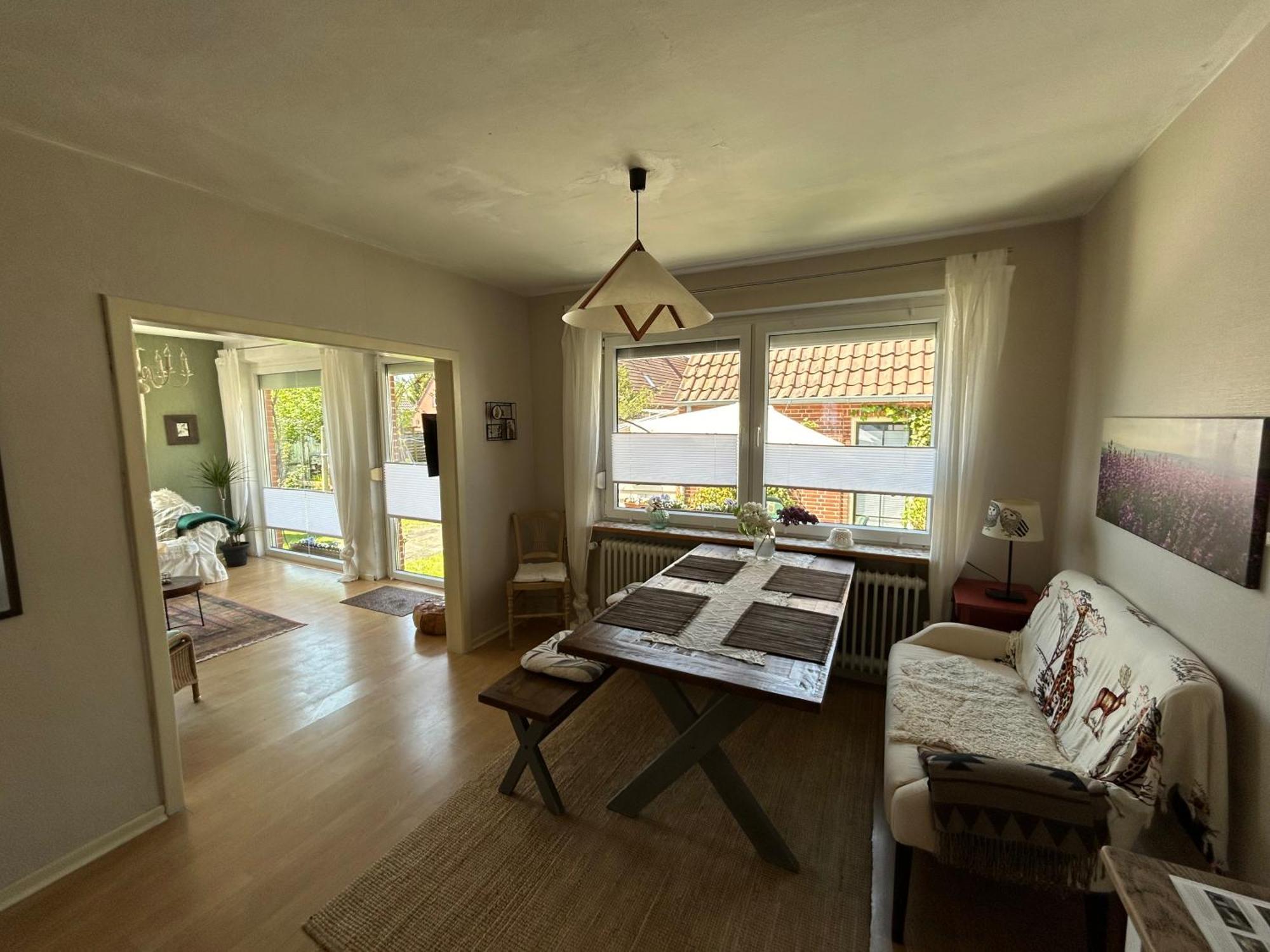 Ferienwohnung Haus Papenburg Garten Parkplatz Nordsee Extérieur photo